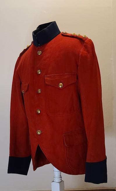 5th Royal Scots 1896 Scarlet Officer's Cutaway Frock Coat