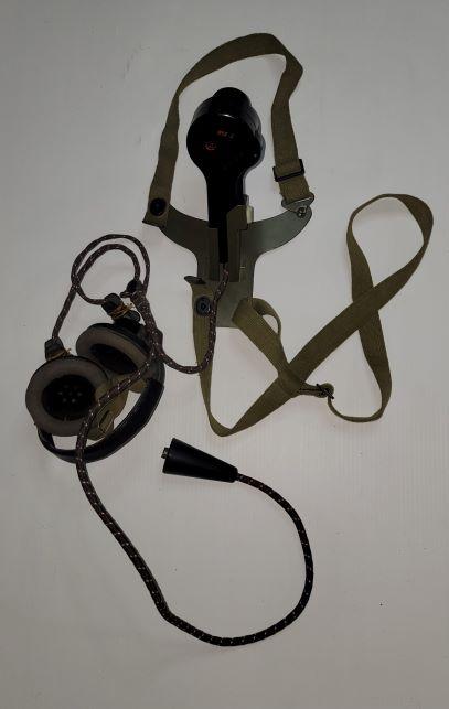 Canadian Navy Headset and Mic Set for Gun Crews