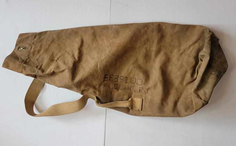 WWII Large Kit Duffle Bag with Carry Strap and Latch