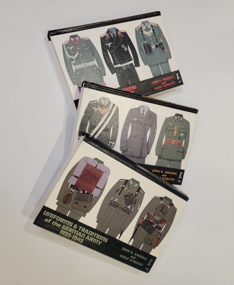 3 Volume Set Uniforms and Traditions of the German Army