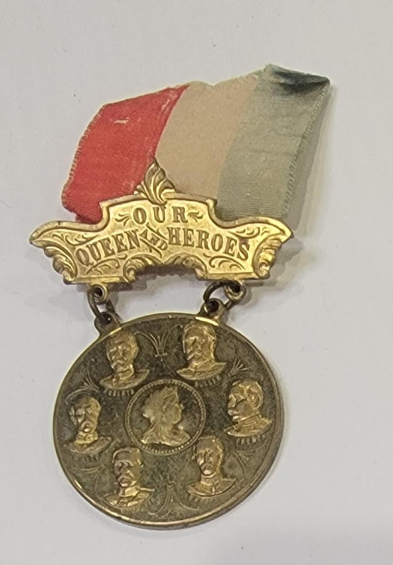 A Commemorative medallion celebrating the leadership of British Forces in South Africa