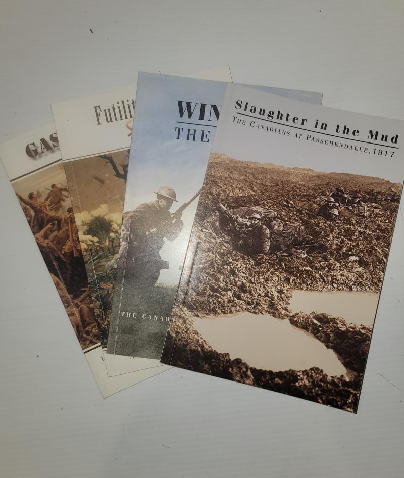 CWM 4 Volume Set on Key WWI Canadian Battlefield Histories